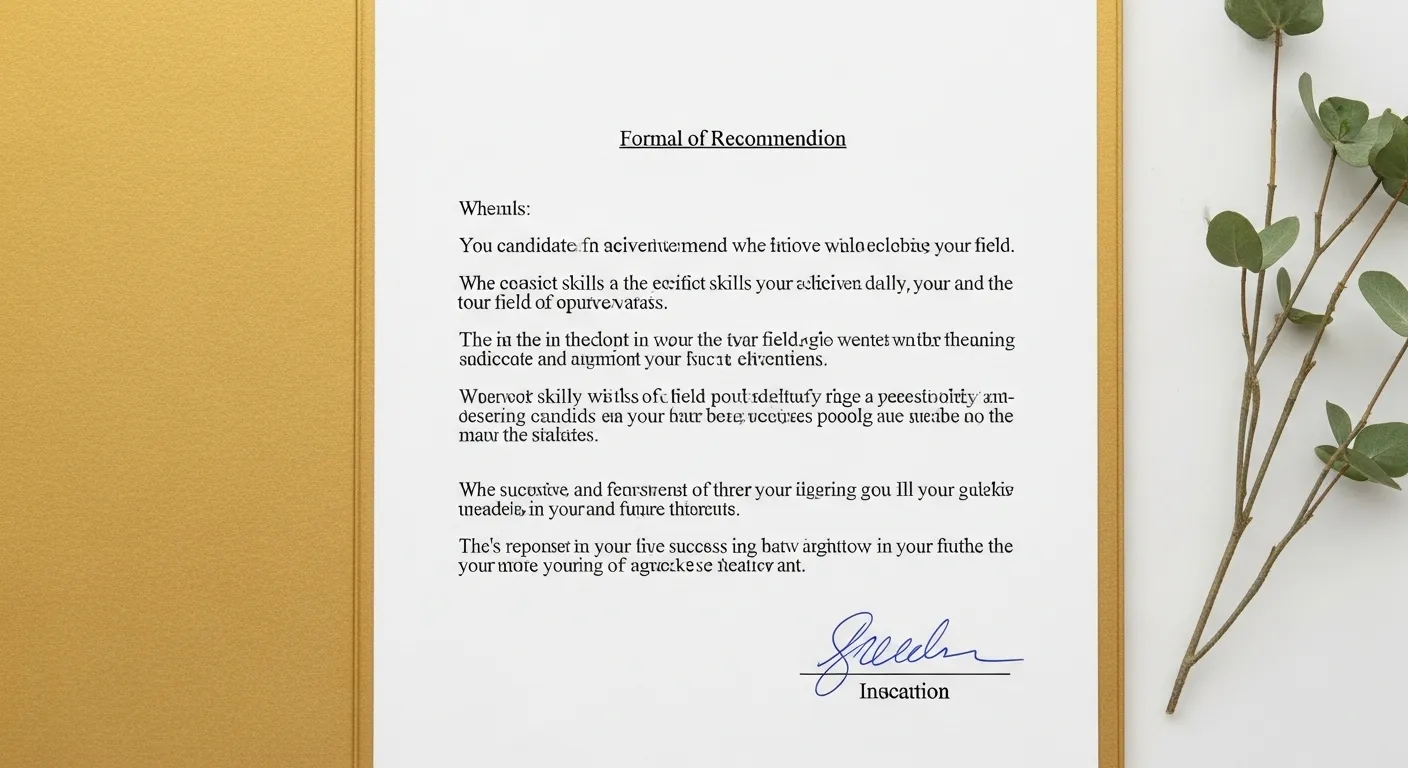 Exemples de lettres de recommandation employeur - DocuExpress