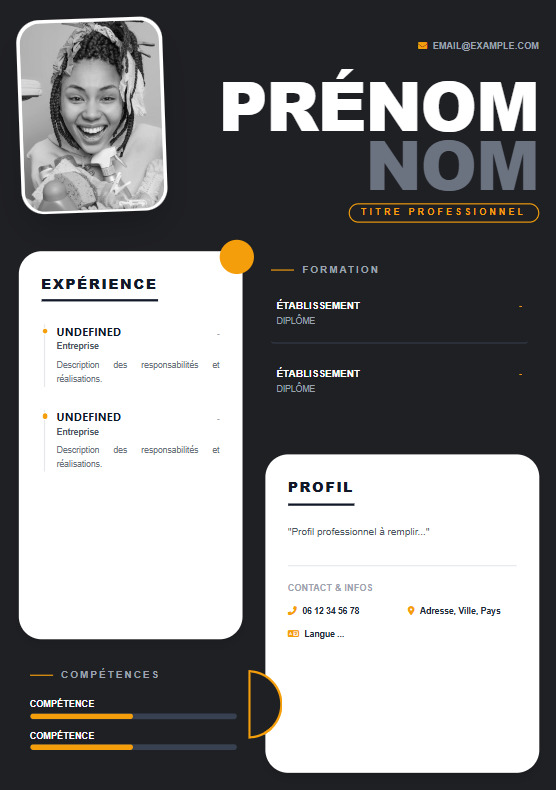 Modèle Infographique